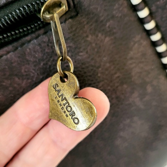Santoro Gorjuss London - Rare 2014 - Ruby - Pu Leather Bag - Crossbody with flap - Picture 8 of 16